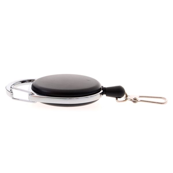 Leather+Zinc alloy Retractable Keychain Carabiner Reel Clip On ID Card Holders Retractable cord 24 inch cord extension
Leather+Zinc alloy Retractable Keychain Carabiner Reel Clip On ID Card Holders Retractable cord 24 inch cord extension