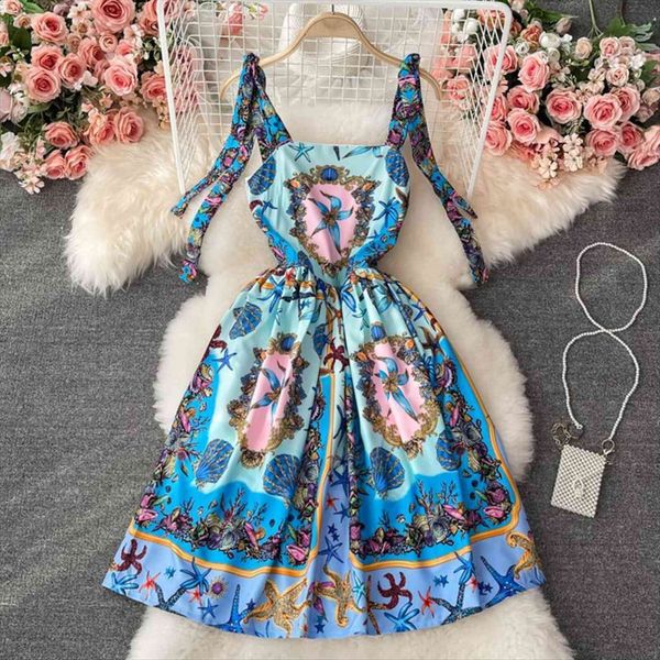 summer elegant party womens dresses banquet sleeveless design retro palace style starfish print dress, Black;gray
summer elegant party womens dresses banquet sleeveless design retro palace style starfish print dress, Black;gray