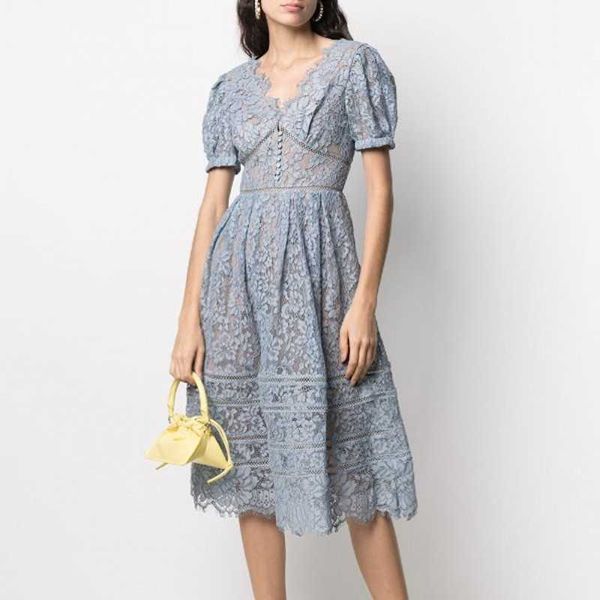 arrival runway self-portrait women's puff short sleeve hollow out elegant mesh slim midi dress vestidos 210529, Black;gray
arrival runway self-portrait women's puff short sleeve hollow out elegant mesh slim midi dress vestidos 210529, Black;gray