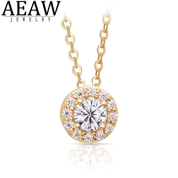 chains aeaw 0.3 4mm d color vvs1 round excellent cut moissanite pendant necklace solid real 18k yellow gold for women, Silver
chains aeaw 0.3 4mm d color vvs1 round excellent cut moissanite pendant necklace solid real 18k yellow gold for women, Silver
