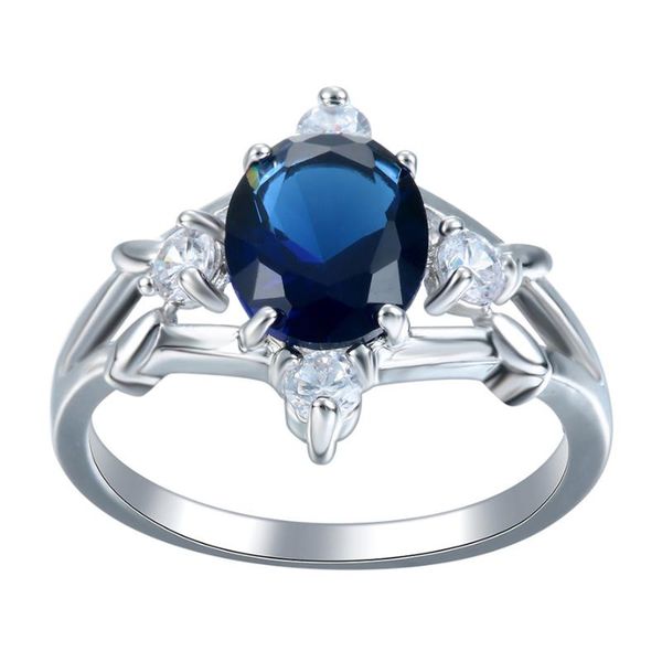 wedding rings fashion silver plated cross flower finger jewelry luxury royal blue princess cz engagement ring for women, Slivery;golden
wedding rings fashion silver plated cross flower finger jewelry luxury royal blue princess cz engagement ring for women, Slivery;golden