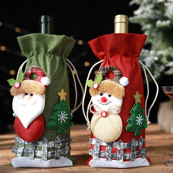 christmas wine bottle covers bag holiday santa claus champagne cover red merry table decorations for home 1221701
christmas wine bottle covers bag holiday santa claus champagne cover red merry table decorations for home 1221701