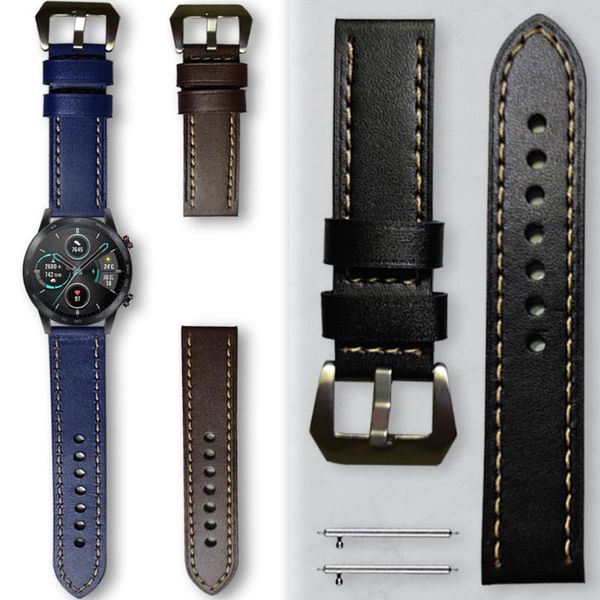 watch bands 20 22mm luxury leather wrist band for honor magic 2 42/46mm watchband strap es/gs pro belt bracelet accessories, Black;brown
watch bands 20 22mm luxury leather wrist band for honor magic 2 42/46mm watchband strap es/gs pro belt bracelet accessories, Black;brown