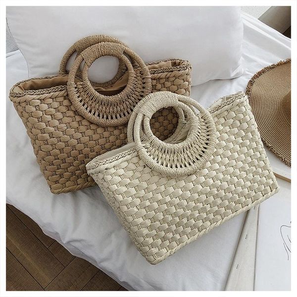 jewelry pouches, bags women summer weave beach bag woven bucket casual handbags handmade braided basket straw clutch, Pink;blue
jewelry pouches, bags women summer weave beach bag woven bucket casual handbags handmade braided basket straw clutch, Pink;blue