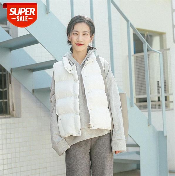 self-made brand simple japanese and korean women's solid color thickened warmth thin cotton vest cardigan jacket #fy4w, Black;gray
self-made brand simple japanese and korean women's solid color thickened warmth thin cotton vest cardigan jacket #fy4w, Black;gray