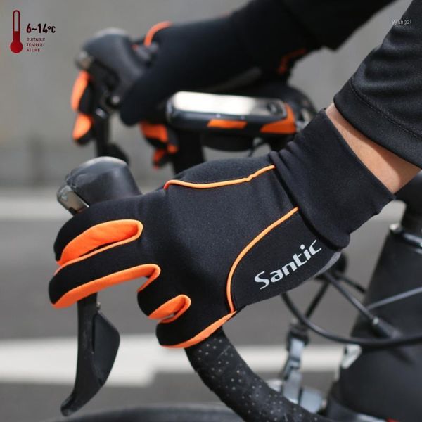 santic men winter cycling gloves bike mtb warm thermal fleece cold-proof full finger windproof asian size k9m91341, Black
santic men winter cycling gloves bike mtb warm thermal fleece cold-proof full finger windproof asian size k9m91341, Black