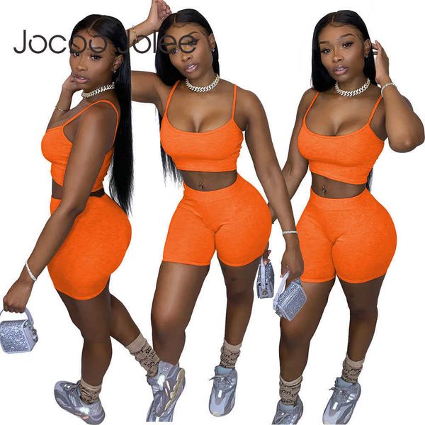 jocoo jolee two piece sets fitness crop tank and high waist jogging short pants camis shorts suits casual tracksuits 210619, White
jocoo jolee two piece sets fitness crop tank and high waist jogging short pants camis shorts suits casual tracksuits 210619, White