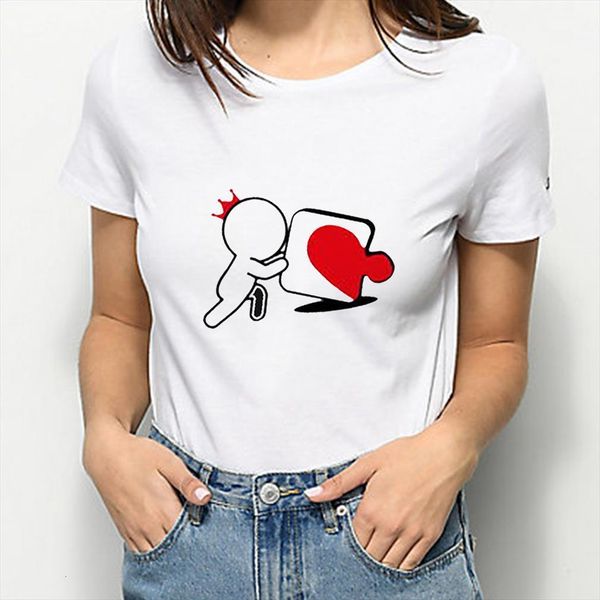 Couple Oversize And Women Valentines Men T Shirts Day Merge Love Instagram Clothes Edgy Short Sleeve Tops Tracksuit Coat Harajuku, White;black
Couple Oversize And Women Valentines Men T Shirts Day Merge Love Instagram Clothes Edgy Short Sleeve Tops Tracksuit Coat Harajuku, White;black