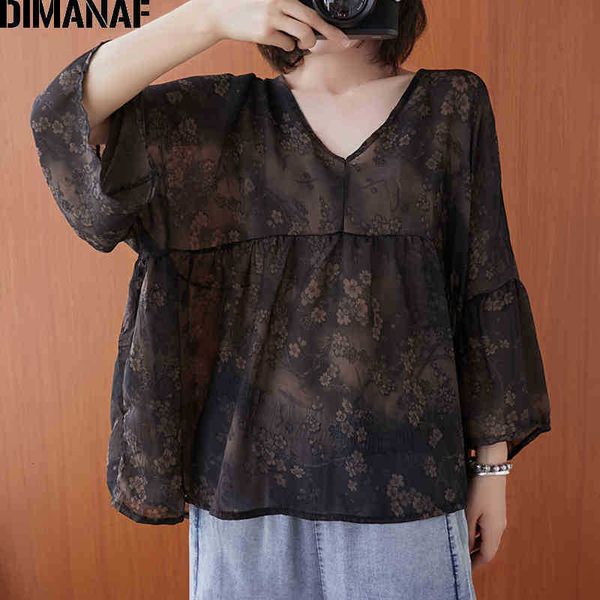 women's blouses & shirts dimanaf plus size women blouse chiffon summer casual lady tunic vintage elegant print floral loose clothing 5, White
women's blouses & shirts dimanaf plus size women blouse chiffon summer casual lady tunic vintage elegant print floral loose clothing 5, White