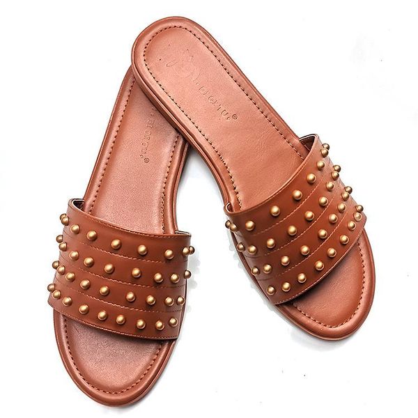 slippers 2021 summer women pearl leather slides female fashion outside flat ladies casual soft beach, Black
slippers 2021 summer women pearl leather slides female fashion outside flat ladies casual soft beach, Black