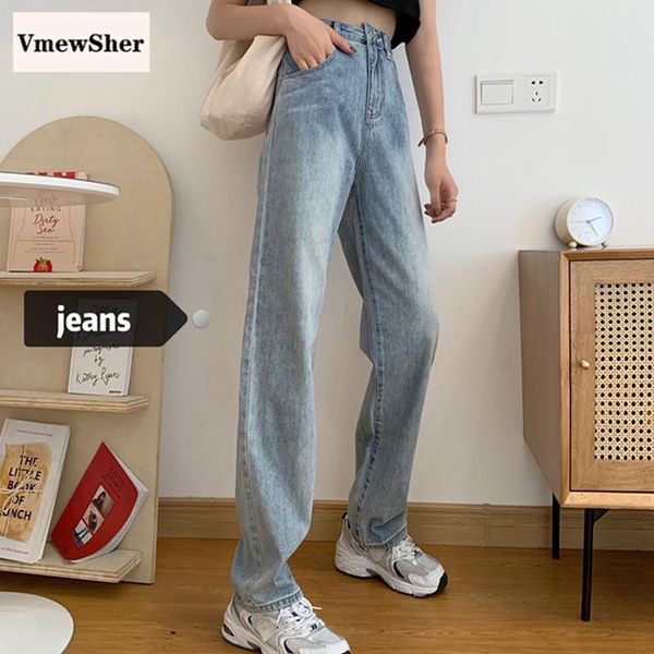 vmewsher vintage plain high waist loose jeans women 2021 spring autumn straight wide leg denim pants casual long trousers women's, Blue
vmewsher vintage plain high waist loose jeans women 2021 spring autumn straight wide leg denim pants casual long trousers women's, Blue