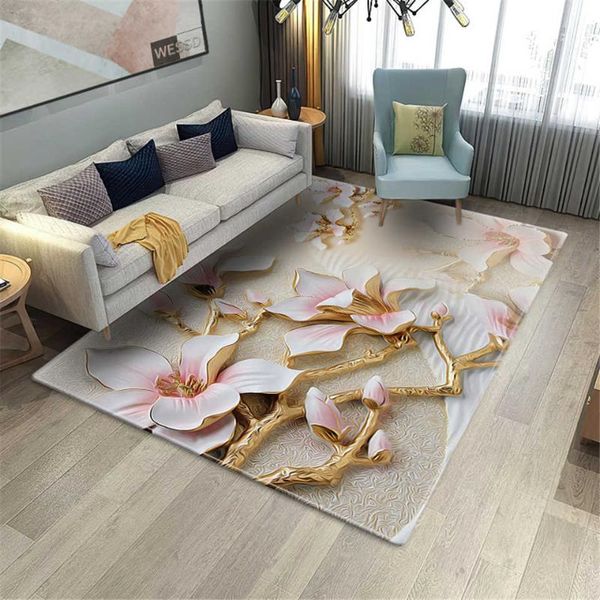 carpets modern 3d floral large carpet in the living room coffee table rug washable non-slip mat for kitchen floor home entrance
carpets modern 3d floral large carpet in the living room coffee table rug washable non-slip mat for kitchen floor home entrance