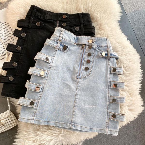 skirts high waist hip a line denim skirt women button design solid jupe femme spring summer 2021 faldas mujer, Black
skirts high waist hip a line denim skirt women button design solid jupe femme spring summer 2021 faldas mujer, Black