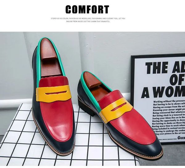 men shoes outdoors lace up pu leather spring autumn banquet simplicity round toe fat comfortable classic sapatos para hombre color matching, Black
men shoes outdoors lace up pu leather spring autumn banquet simplicity round toe fat comfortable classic sapatos para hombre color matching, Black