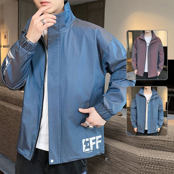 Men's coat spring and autumn 2021 Youth trend gradient jacket Korean casual stand collar handsome top, Black;brown
Men's coat spring and autumn 2021 Youth trend gradient jacket Korean casual stand collar handsome top, Black;brown