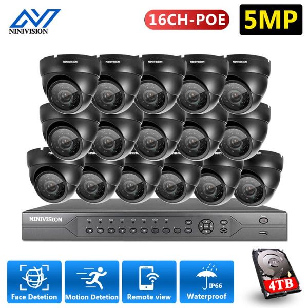 h.265+16ch 4k 5mp poe nvr cctv camera system ai ultra hd outdoor waterproof security ip video surveillance set wireless kits
h.265+16ch 4k 5mp poe nvr cctv camera system ai ultra hd outdoor waterproof security ip video surveillance set wireless kits