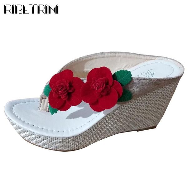arrival female mixed color platform flip flops shoes women slippers wedges casual summer, Black
arrival female mixed color platform flip flops shoes women slippers wedges casual summer, Black