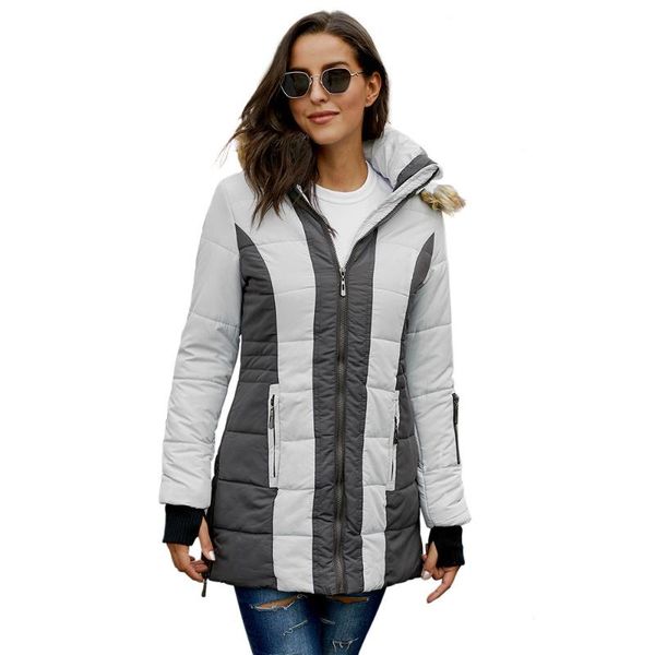 women's trench coats 2021 style selling khaki outdoor padded jacket overcoat long sleeve asymmetric hooded fleece winter coat, Tan;black
women's trench coats 2021 style selling khaki outdoor padded jacket overcoat long sleeve asymmetric hooded fleece winter coat, Tan;black