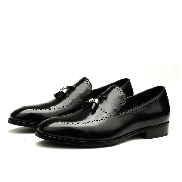 dress shoes large size eur45 wine red / black loafers mens genuine leather wedding with tassel
dress shoes large size eur45 wine red / black loafers mens genuine leather wedding with tassel