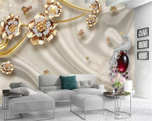 wallpapers classic 3d wallpaper luxury golden diamond flower peacock hd superior interior decorations silk mural
wallpapers classic 3d wallpaper luxury golden diamond flower peacock hd superior interior decorations silk mural