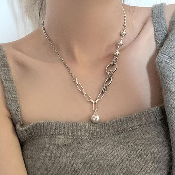 chains retro 925 sterling silver hip hop splicing chain sweater necklace punk couples party jewelry simple temperament cold wind
chains retro 925 sterling silver hip hop splicing chain sweater necklace punk couples party jewelry simple temperament cold wind