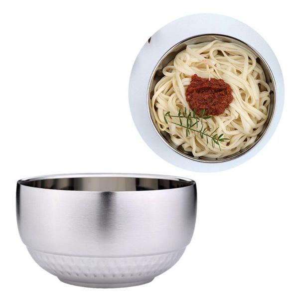 bowls 304 stainless steel bowl double wall insulated household utensils durable bowl(12cm)
bowls 304 stainless steel bowl double wall insulated household utensils durable bowl(12cm)