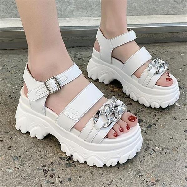 sandals 2021 ins trend women platform chain open toe buckle strap versatile sandalias female summer comfortable casual shoes, Black
sandals 2021 ins trend women platform chain open toe buckle strap versatile sandalias female summer comfortable casual shoes, Black
