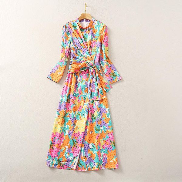 casual dresses european and american women's clothing 2021 the spring long sleeve heart color print fashionable slit, Black;gray
casual dresses european and american women's clothing 2021 the spring long sleeve heart color print fashionable slit, Black;gray