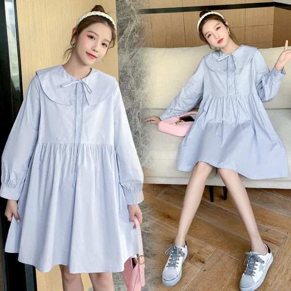 maternity dresses 1060# dress spring autumn long sleeves cotton solid color loose midi pregnant women mom, White
maternity dresses 1060# dress spring autumn long sleeves cotton solid color loose midi pregnant women mom, White