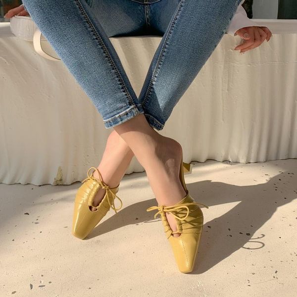spring fashion women high heeled slippers thin heel slip on casual square shoes black apricot yellow size 33-40 dress
spring fashion women high heeled slippers thin heel slip on casual square shoes black apricot yellow size 33-40 dress