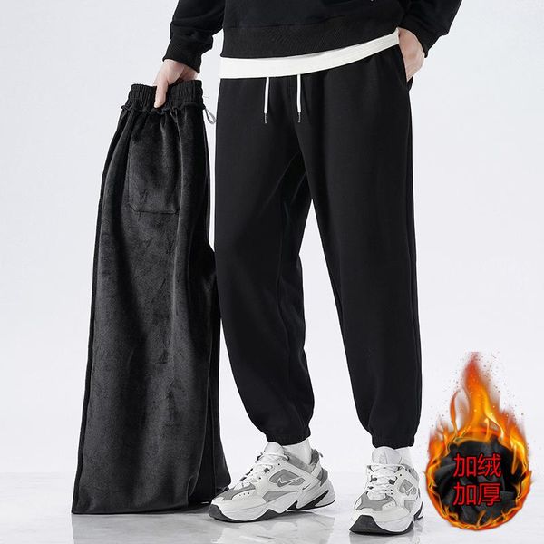 men's pants loose jogging men 2022 fashion fleece autumn winter warm sweatpants male outdoor straight trousers pantalon hommes, Black
men's pants loose jogging men 2022 fashion fleece autumn winter warm sweatpants male outdoor straight trousers pantalon hommes, Black