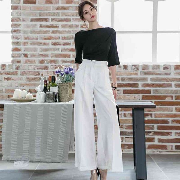 dress arriving simple basic t-shirt white pants loosen 2 quality work pieces beautiful stylish lady from joint women's, Black;gray
dress arriving simple basic t-shirt white pants loosen 2 quality work pieces beautiful stylish lady from joint women's, Black;gray