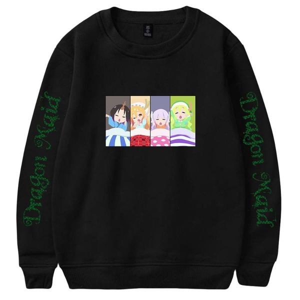 men's hoodies & sweatshirts miss kobayashi's dragon maid anime crewneck women men long sleeve casual streetwear clothes, Black
men's hoodies & sweatshirts miss kobayashi's dragon maid anime crewneck women men long sleeve casual streetwear clothes, Black