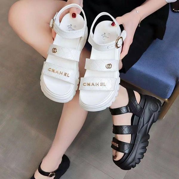 sandals one line belt 2021 summer gold lettered sports women's fashion brand small fragrance thick sole fish mouth r, Black
sandals one line belt 2021 summer gold lettered sports women's fashion brand small fragrance thick sole fish mouth r, Black