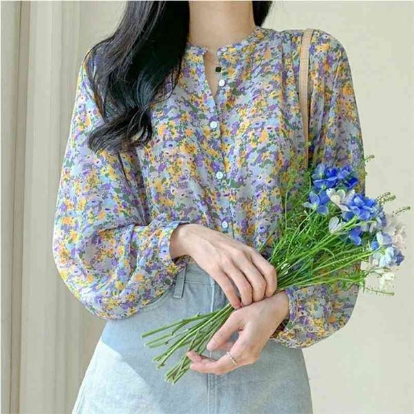 spring temperament fashion blouse female v-neck floral chiffon blusa print sweet little shirt c768 210506, White
spring temperament fashion blouse female v-neck floral chiffon blusa print sweet little shirt c768 210506, White