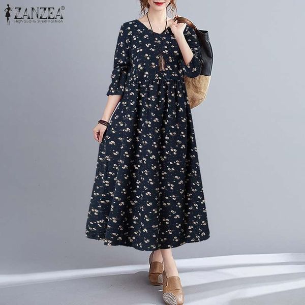 casual dresses zanzea spring floral print dress women vintage long sleeve sundress bohemina v neck baggy kaftan vestidos robe femme, Black;gray
casual dresses zanzea spring floral print dress women vintage long sleeve sundress bohemina v neck baggy kaftan vestidos robe femme, Black;gray