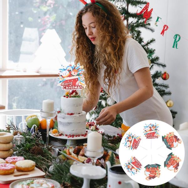 other festive & party supplies 6pcs christmas theme cupcake ers cake insert cards decors
other festive & party supplies 6pcs christmas theme cupcake ers cake insert cards decors