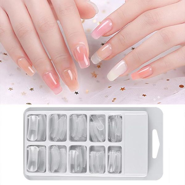 the crystal armor plate can be reused to quickly extend model fake nails nail art kits
the crystal armor plate can be reused to quickly extend model fake nails nail art kits