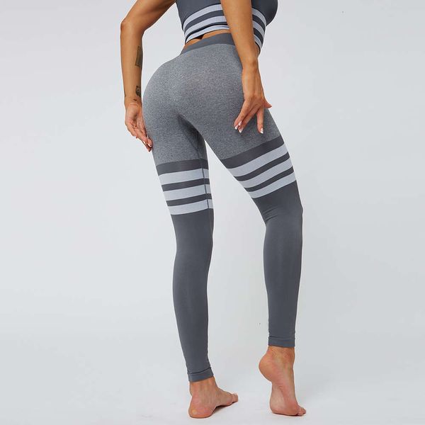 women's tracksuits striped breathable quick drying fitness women's high waist peach hip tight elastic bottom yoga pants c1pc, Gray
women's tracksuits striped breathable quick drying fitness women's high waist peach hip tight elastic bottom yoga pants c1pc, Gray