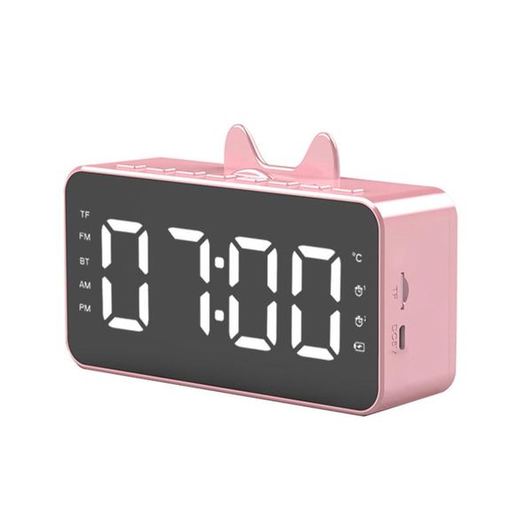 for heavy sleepers mirror alarm clock bluetooth speaker battery powered support tf card thermometer 3w with fm radio smart portable speakers
for heavy sleepers mirror alarm clock bluetooth speaker battery powered support tf card thermometer 3w with fm radio smart portable speakers