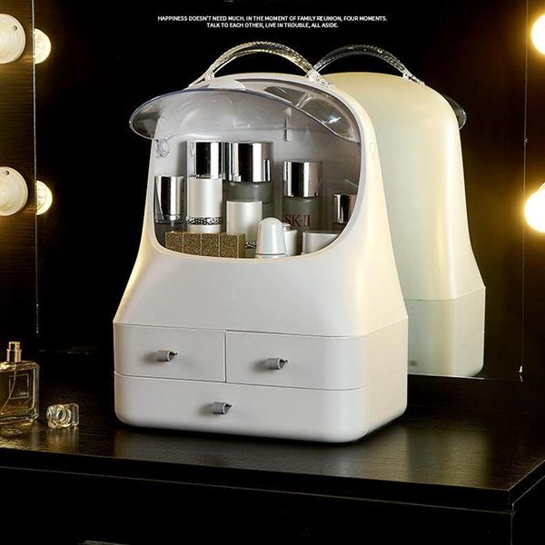 bathroom storage & organization portable makeup box beauty partition transparent skin care product shelf dressing female necessities
bathroom storage & organization portable makeup box beauty partition transparent skin care product shelf dressing female necessities
