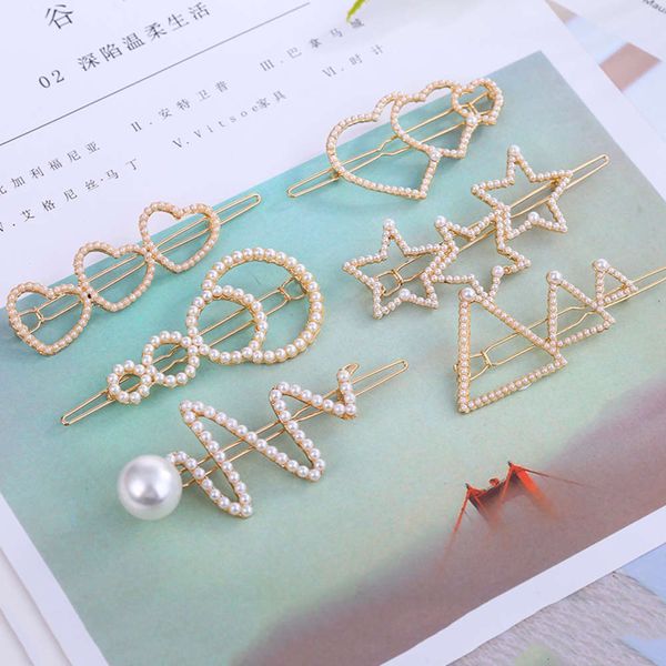 hairpin simple japanese and korean five pointed star hairpin, Golden;silver 
hairpin simple japanese and korean five pointed star hairpin, Golden;silver