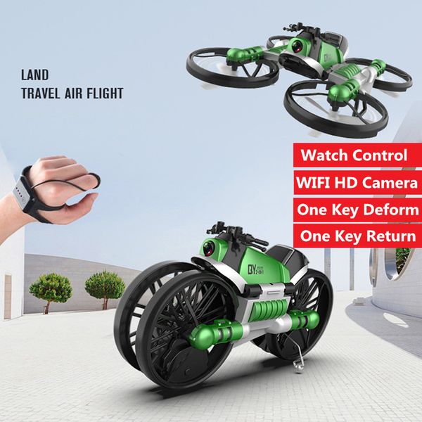 2.4g watch control phone control remote control aircraft one key deform motorcycle drone aircraft toy with wifi camera kid gift
2.4g watch control phone control remote control aircraft one key deform motorcycle drone aircraft toy with wifi camera kid gift