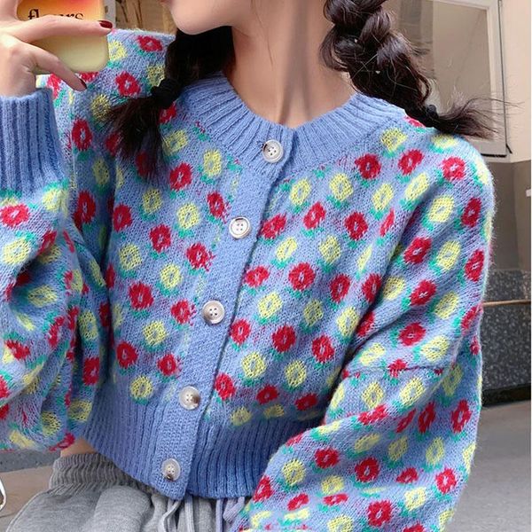 women's sweaters knitted cardigan sweater autumn and winter female tweed sweet retro kawaii loose jacket round neck 2021, White;black
women's sweaters knitted cardigan sweater autumn and winter female tweed sweet retro kawaii loose jacket round neck 2021, White;black