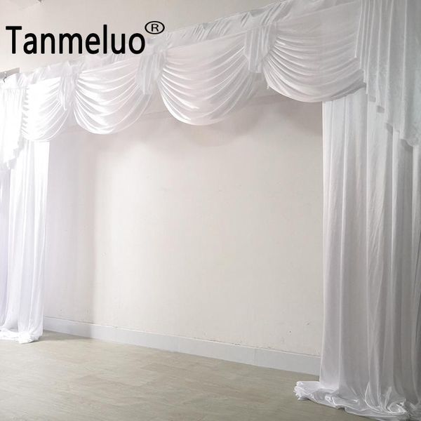 party decoration 3x3m white ice silk panel backdrop curtain swag for stage background po booth home decorations
party decoration 3x3m white ice silk panel backdrop curtain swag for stage background po booth home decorations