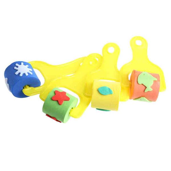 baby 4 pcs of sponge brush child plastic handle diy graffiti painted roller toy seal painting tool school stationery
baby 4 pcs of sponge brush child plastic handle diy graffiti painted roller toy seal painting tool school stationery