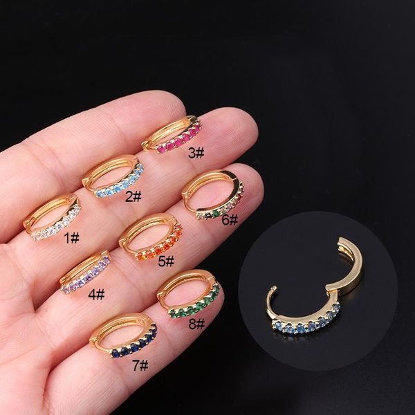 hoop & huggie 1pcs multicolor cz earring hinged segment clicker ring nose septum cartilage daith piercing jewelry, Golden;silver
hoop & huggie 1pcs multicolor cz earring hinged segment clicker ring nose septum cartilage daith piercing jewelry, Golden;silver