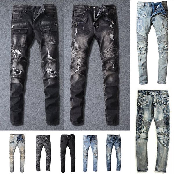 mens designer jeans distressed ripped biker slim fit motorcycle biker denim for fashion black pants pour hommes kg-179, Blue
mens designer jeans distressed ripped biker slim fit motorcycle biker denim for fashion black pants pour hommes kg-179, Blue
