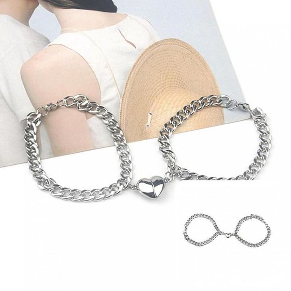 bangle couple bracelet fine workmanship lover bracelets heart all-match excellent exquisite paired friends chain, Black
bangle couple bracelet fine workmanship lover bracelets heart all-match excellent exquisite paired friends chain, Black