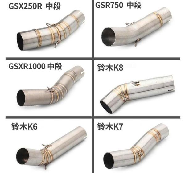 motorcycle exhaust system 51mm gsxr600/gsxr750/gsxr1000 rk5k6k7k8k9 modified stainless steel middle section elbow for 2011-2021
motorcycle exhaust system 51mm gsxr600/gsxr750/gsxr1000 rk5k6k7k8k9 modified stainless steel middle section elbow for 2011-2021